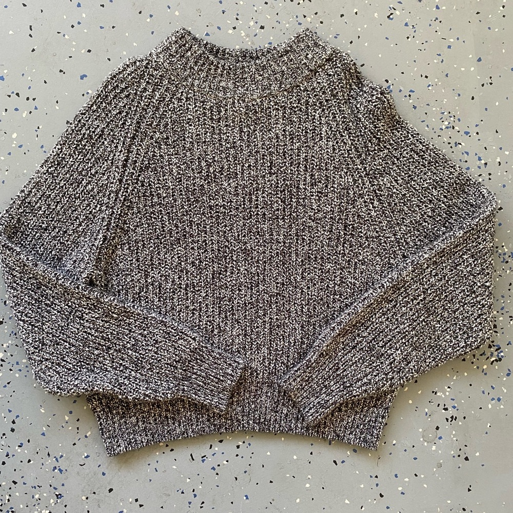 Black/White Knit Sweater